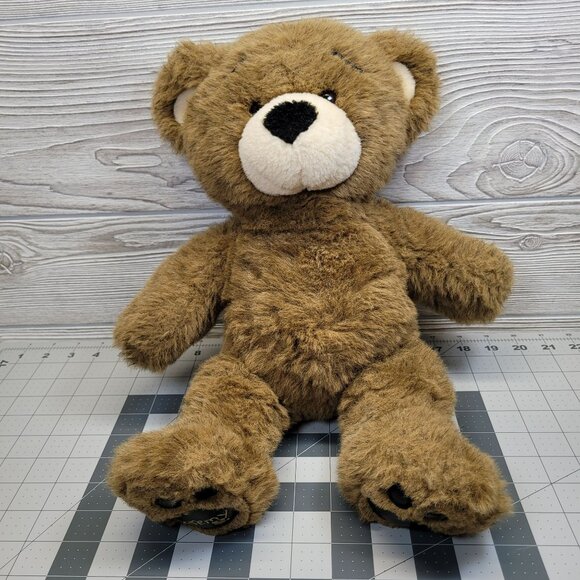 Build A Bear‎ Workshop Bearemy Teddy Bear Plush Brown Stuffed Animal BAB 16" - Picture 2 of 11